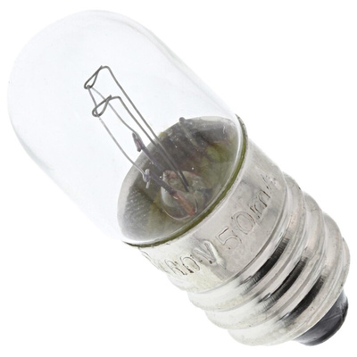 RS PRO E10 Indicator Light, Clear, 60 V, 50 mA, 3000h