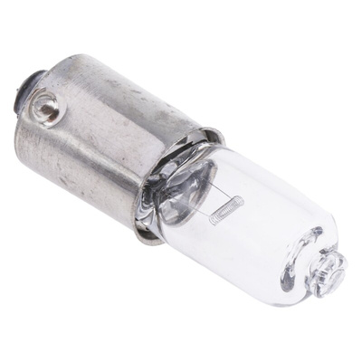 RS PRO BA9s Indicator Light, Clear, 12 V, 1.25 A, 200h