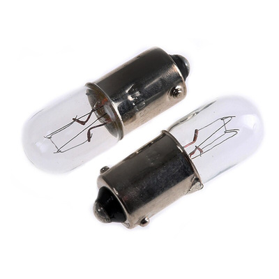 RS PRO BA9s Indicator Light, Clear, 28 V, 80 mA, 7500h