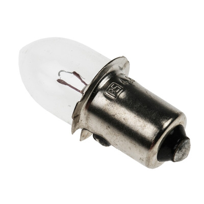 RS PRO P13.5s Indicator Light, Clear, 4.8 V, 500 mA, 20h
