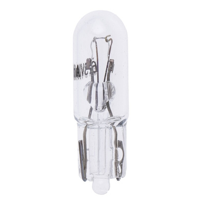RS PRO Wedge Indicator Light, Clear, 6.3 V ac/dc, 200 mA, 20000h