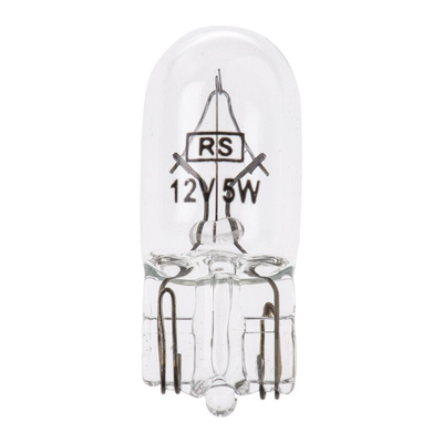 RS PRO Wedge Indicator Light, Clear, 12 V, 417 mA, 1000h