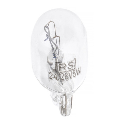 RS PRO Wedge Indicator Light, Clear, 24 → 28 V, 179/208 mA