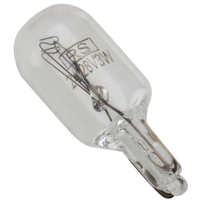 RS PRO Wedge Indicator Light, Clear, 24 → 28 V, 107/125 mA, 1000h