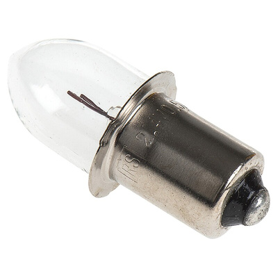 RS PRO P13.5s Indicator Light, Clear, 2.4 V, 500 mA, 15h