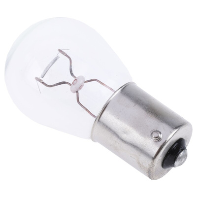 Osram BA15s Automotive Incandescent Lamp, Clear, 12 V