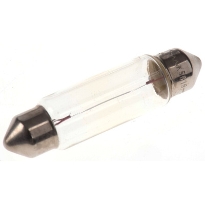 Osram SV8.5-8 Automotive Incandescent Lamp, Clear, 12 V