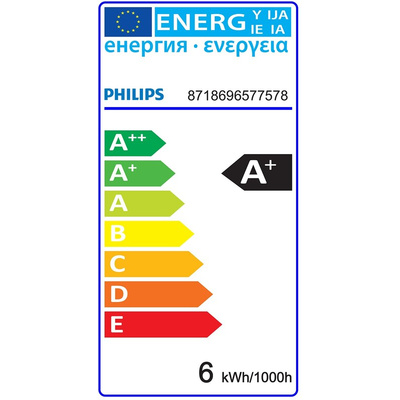 Philips CorePro E27 LED GLS Bulb 5.5 W(40W), 2700K, Warm White, GLS shape