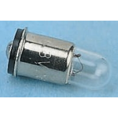 Orbitec Midget Flange Indicator Light, Clear, 6.3 V, 200 mA, 5000h