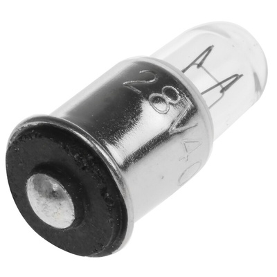 Orbitec Midget Flange Indicator Light, Clear, 28 V, 40 mA, 25000h