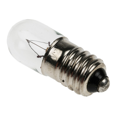 Orbitec E10 Indicator Light, Clear, 12 V, 170 mA, 2000h