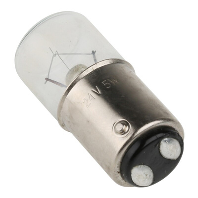 Orbitec BA15d Indicator Light, Clear, 24 V, 200 mA, 2000h