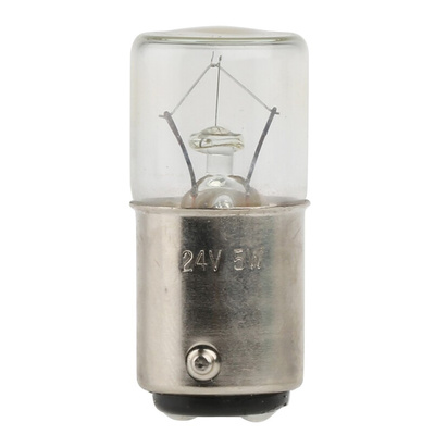Orbitec BA15d Indicator Light, Clear, 24 V, 200 mA, 2000h