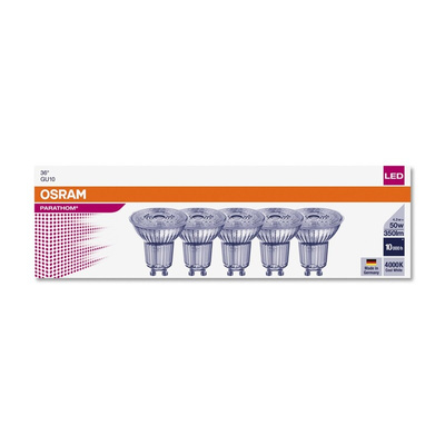 Osram PAR16 GU10 LED Reflector Lamp 4.3 W, 4000K, Cool White, Reflector shape