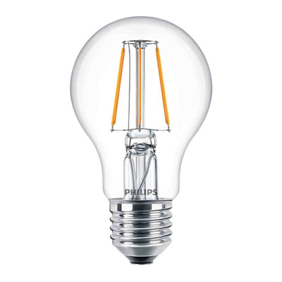 Philips Classic E27 LED GLS Bulb 5 W(40W), 2700K, Warm White, Bulb shape