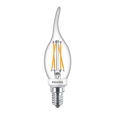 Philips Classic E14 GLS LED Bulb 6 W(40W), 2700 → 2200K, Warm Glow, BA35 shape