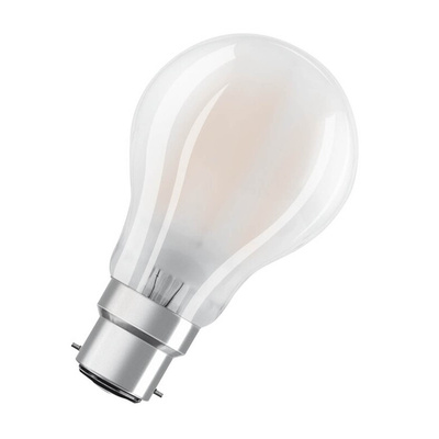 LEDVANCE P RF CLAS A B22d GLS LED Bulb 4 W(40W), 2700K, Warm White, A60 shape