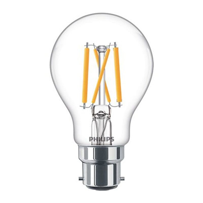 Philips B22 GLS LED Bulb 5 W(40W), 2200 K, 2700 K, Warm Glow, Bulb shape
