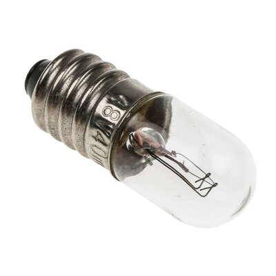 Orbitec E10 Indicator Light, Clear, 48 V, 40 mA, 1000h