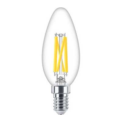 Philips MASTER E14 GLS LED Candle Bulb 3.4 W(40W), 2200 K, 2700 K, Warm Glow, B35 shape