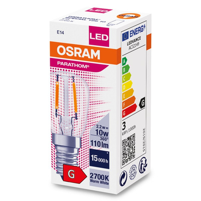 Osram PARATHOM Special E14 LED GLS Bulb 2.2 W(12W), 2700K, Warm White, Frosted shape