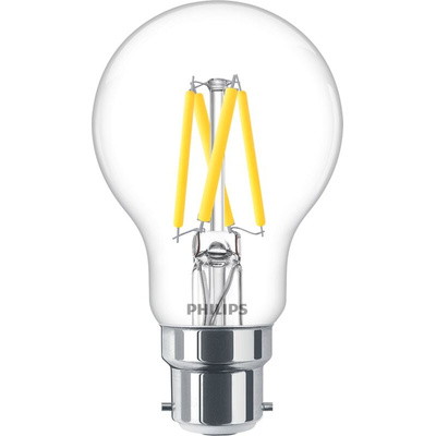 Philips MASTER B22 LED Bulbs 3.4 W(40W), 2200/2700K, Warm Glow, Bulb shape