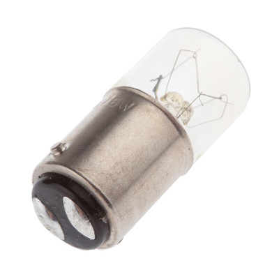 RS PRO BA15d Indicator Light, Clear, 48 V, 100 mA, 3000h