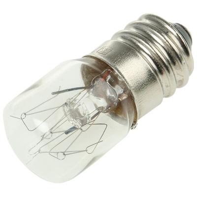 RS PRO E14 Indicator Light, Clear, 220 → 260 V, 38 mA, 3000h
