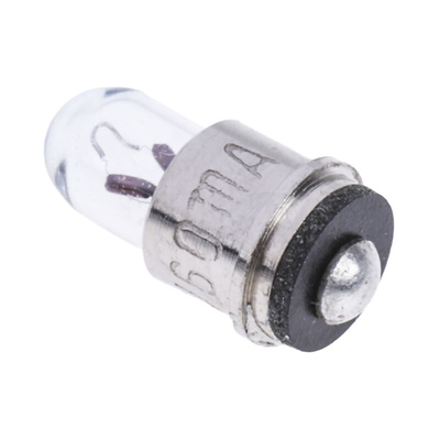 RS PRO Midget Flange Indicator Light, Clear, 5 V, 60 mA, 40000h