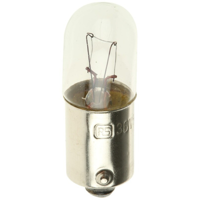 RS PRO BA9s Indicator Light, Clear, 36 V, 56 mA, 5000h