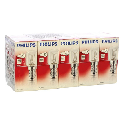 Philips Lighting E14 Oven Bulb, Clear, 230 → 240 V