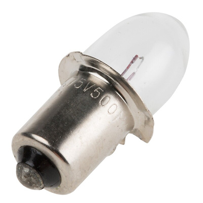 RS PRO P13.5s Indicator Light, Clear, 4.75 V, 500 mA, 15h