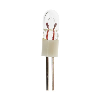 RS PRO Bi-Pin Indicator Light, Clear, 5 V, 60 mA, 100000h