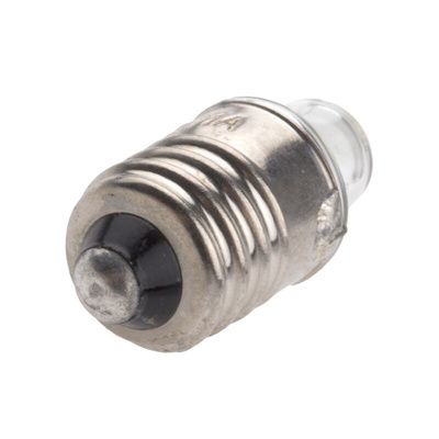 RS PRO E10 Indicator Light, Clear, 3.7 V, 300 mA, 10h