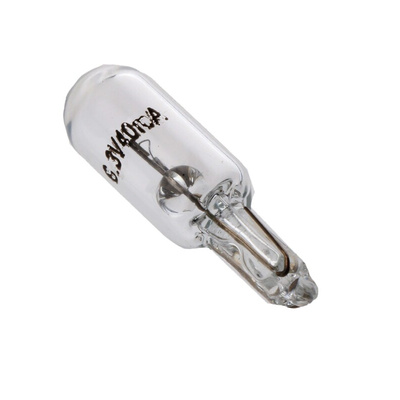 RS PRO Wedge Indicator Light, Clear, 6.3 V, 40 mA, 20000h