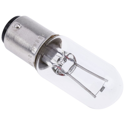 Osram B15d Indicator Light, Clear, 6 V, 1000h