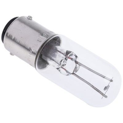 Osram B15d Indicator Light, Clear, 6 V, 100h