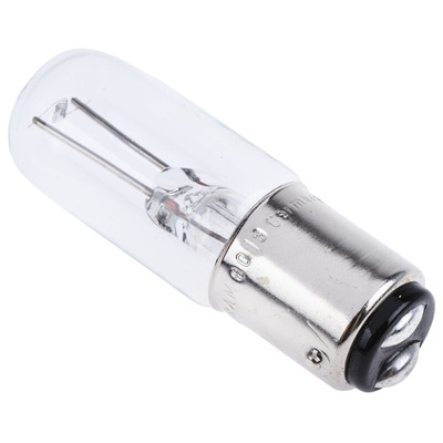 Osram B15d Indicator Light, Clear, 6 V, 100h