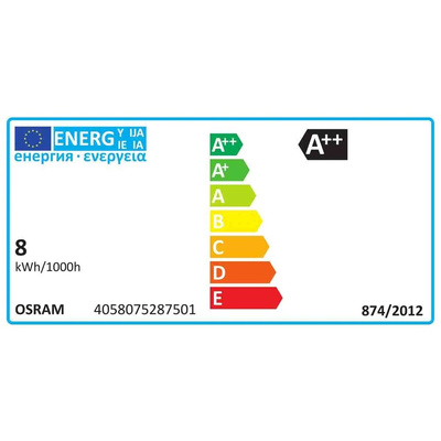 Osram P CLAS A E27 GLS LED Bulb 7.5 W(75W), 2700K, Warm White, Bulb shape