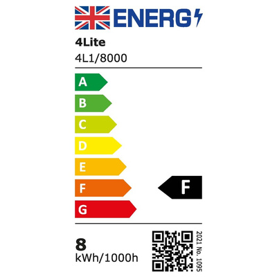 4lite UK 9 W E27 LED Smart Bulb, Warm White