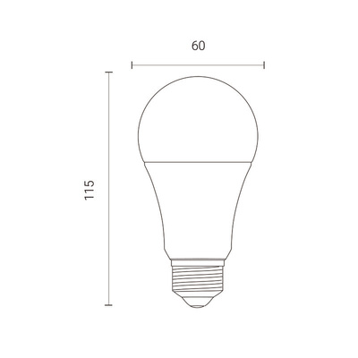 4lite UK 8 W E27 LED Smart Bulb
