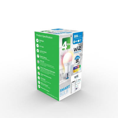 4lite UK 8 W E27 LED Smart Bulb