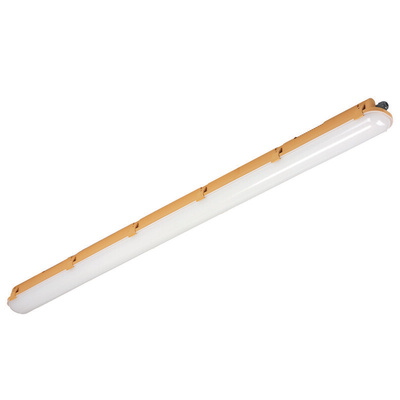 RS PRO 40 W LED Batten Light, 100 → 240 V LED Non Corrosive Fitting, 1 Lamp, Anti-corrosive, 1500 mm Long, IP65