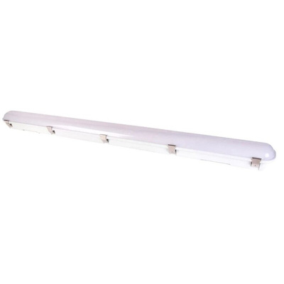 RS PRO 30 W, 38 W, 40 W, 55 W LED CCT3 Selectable Batten Light, 100 → 240 V Single Batten, Anti-corrosive, 1200