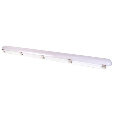 RS PRO 30 W, 38 W, 40 W, 55 W LED CCT3 Selectable Batten Light, 100 → 240 V Microwave Sensor, Anti-corrosive,