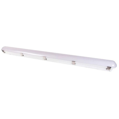 RS PRO 30 W, 38 W, 40 W, 55 W LED CCT3 Selectable Batten Light, 100 → 240 V Emergency and Microwave,