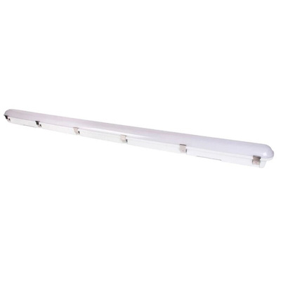 RS PRO 30 W, 38 W, 45 W, 55 W LED CCT3 Selectable Batten Light, 100 → 240 V Emergency and Microwave,