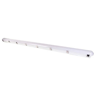 RS PRO 40 W, 56 W, 66 W, 80 W LED CCT3 Selectable Batten Light, 100 → 240 V Single Batten, Anti-corrosive, 1800