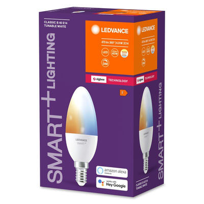 LEDVANCE 4.9 W E14 LED Smart Bulb, White