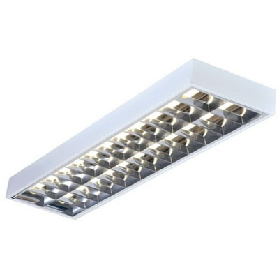 Knightsbridge 36 W Fluorescent Batten Light, 230 V Modular Surface Mount, 2 Lamp, 1.22 m Long, IP20